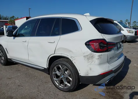 2024 BMW X3 Sdrive30I z USA, uszkodzony, nr VIN 5UX43DP07R9U11649